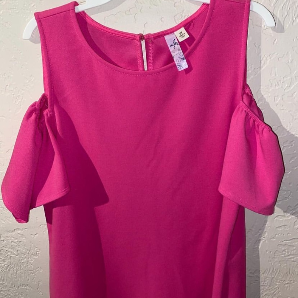 Hot pink tank top